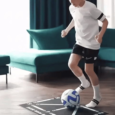 Men's Football Pro Training Mat with Anti-Slip & Video Program