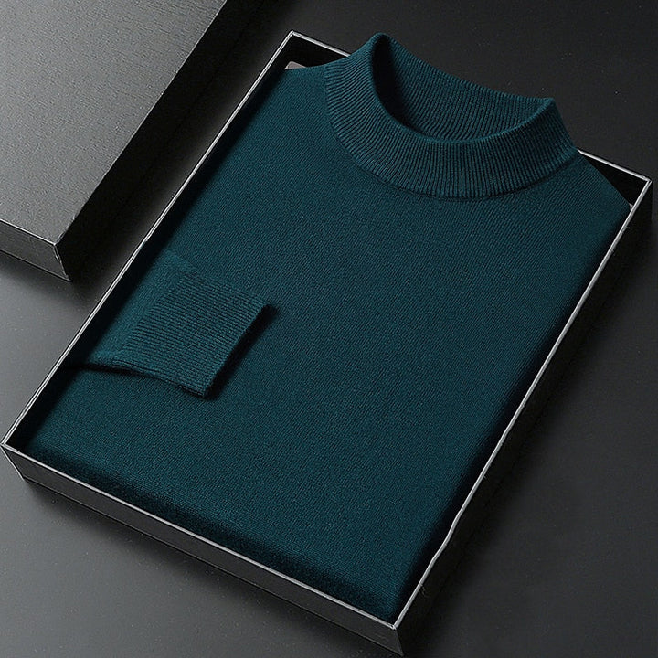 Men's Knitted Turtleneck – Regular Fit Pullover
