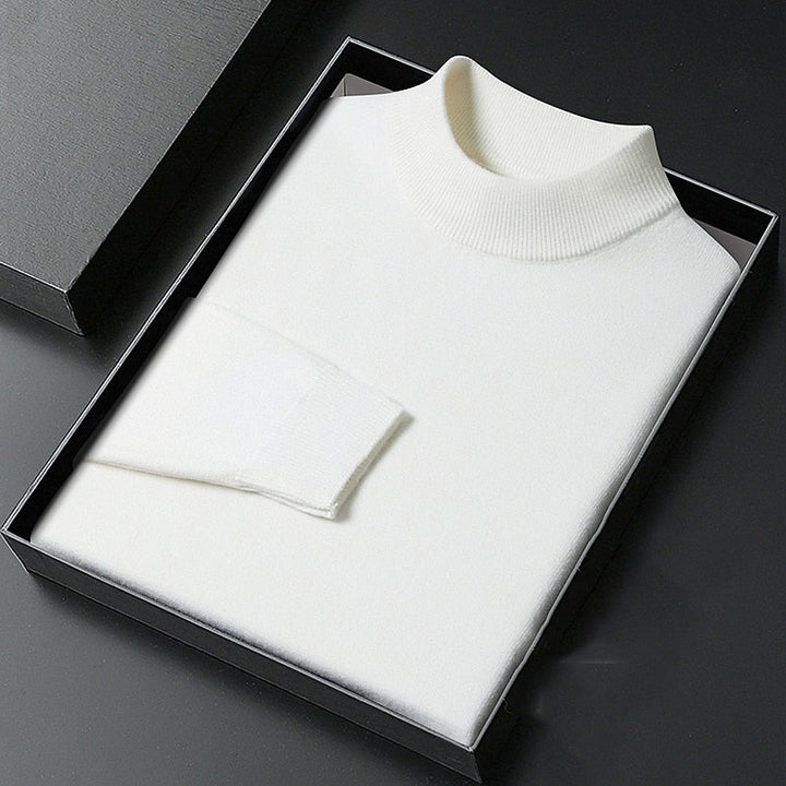 Men's Knitted Turtleneck – Regular Fit Pullover