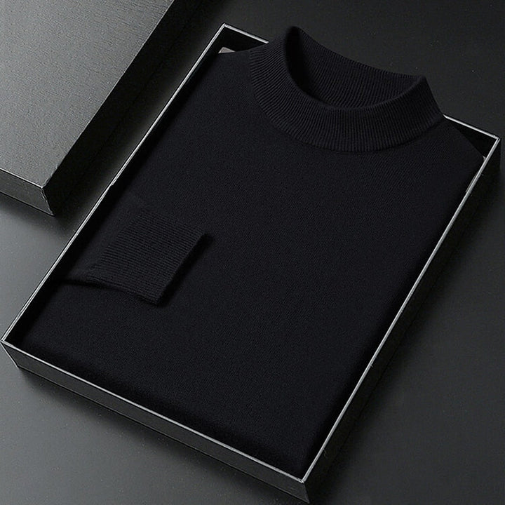 Men's Knitted Turtleneck – Regular Fit Pullover