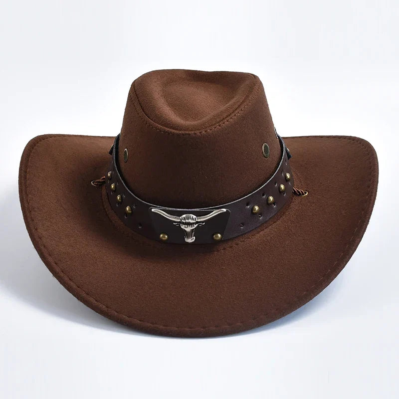 Caleb | Men's Wide Brim Western Cowboy Hat