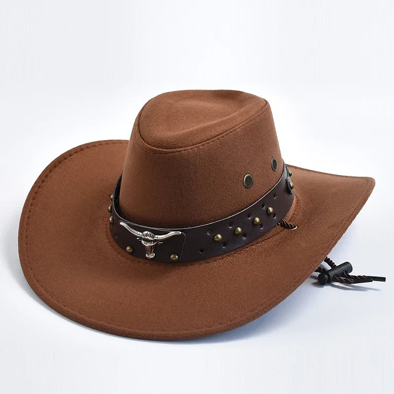 Caleb | Men's Wide Brim Western Cowboy Hat