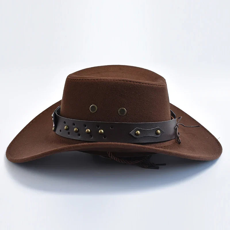 Caleb | Men's Wide Brim Western Cowboy Hat