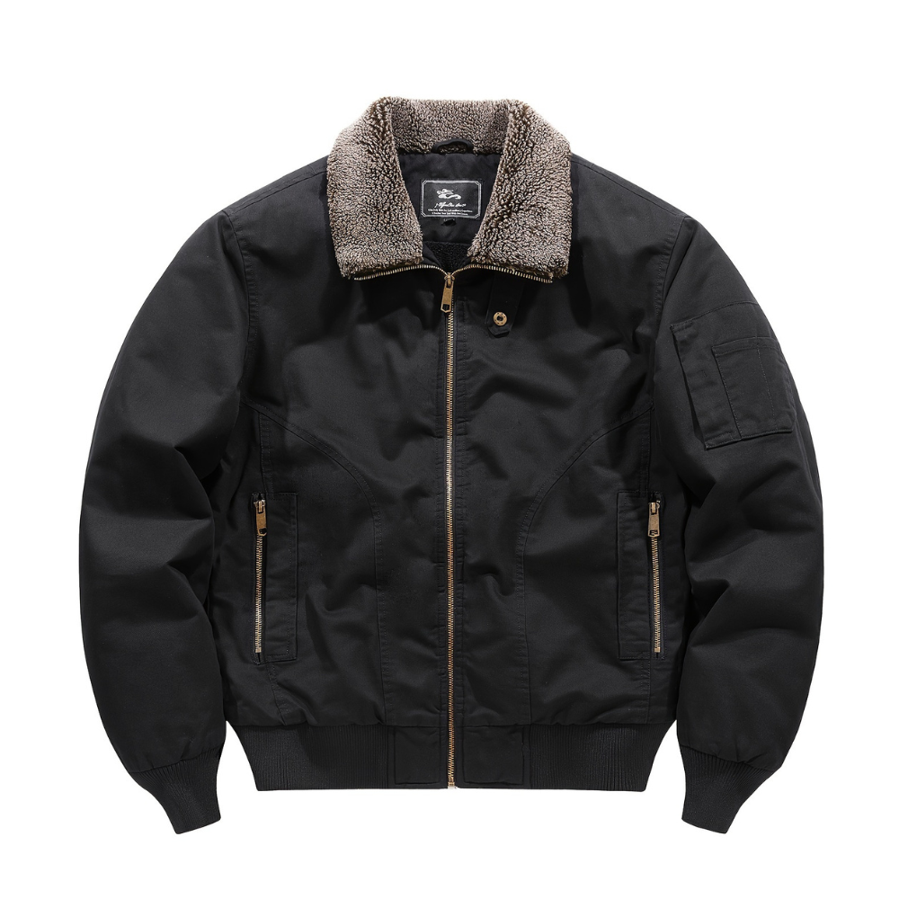Axel | Men's Zip Collar Bomber Jacket