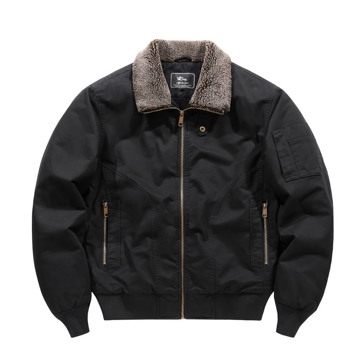 Axel | Men's Zip Collar Bomber Jacket