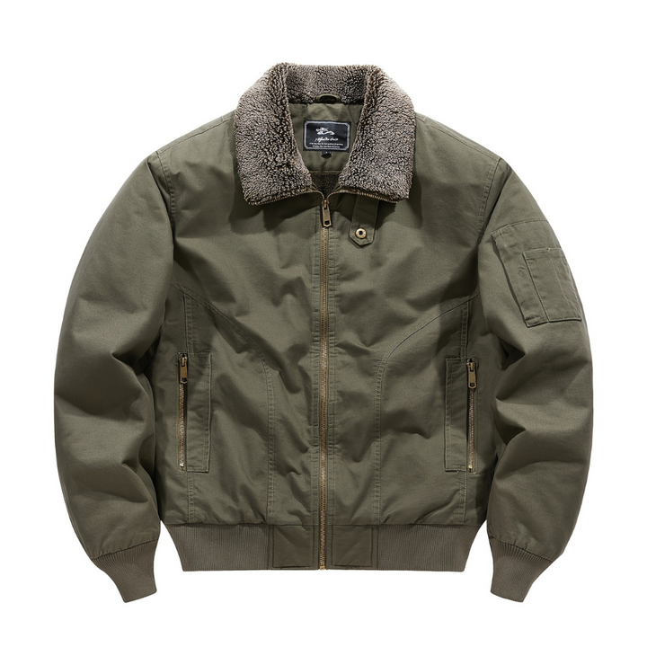 Axel | Men's Zip Collar Bomber Jacket