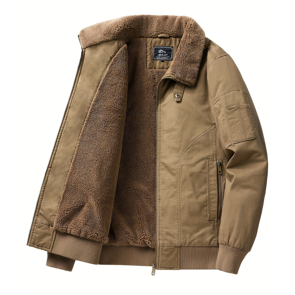 Axel | Men's Zip Collar Bomber Jacket