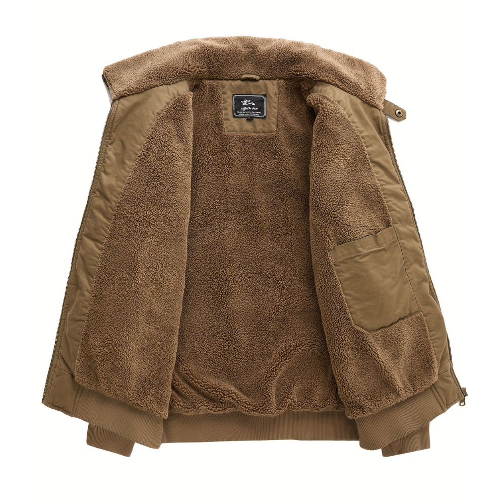 Axel | Men's Zip Collar Bomber Jacket