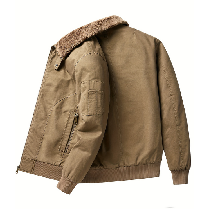Axel | Men's Zip Collar Bomber Jacket