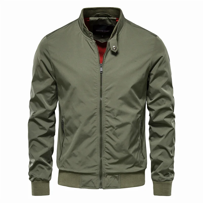 Aaron | Men's Zipper Classic Bomber Jacket