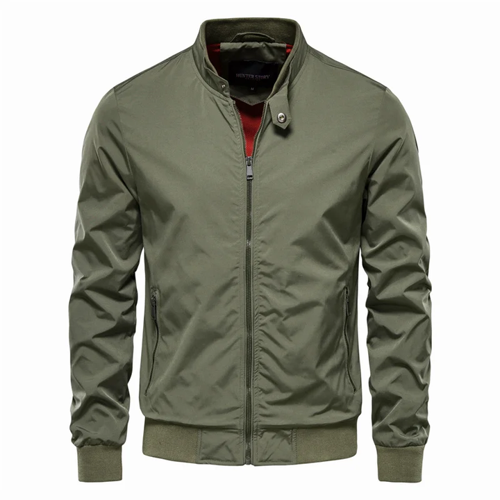 Aaron | Men's Zipper Classic Bomber Jacket