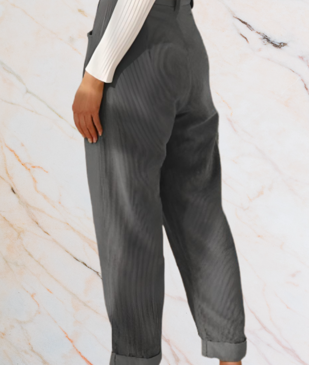 Meriam High-waisted jeans with wide and loose legs - Elena Harper