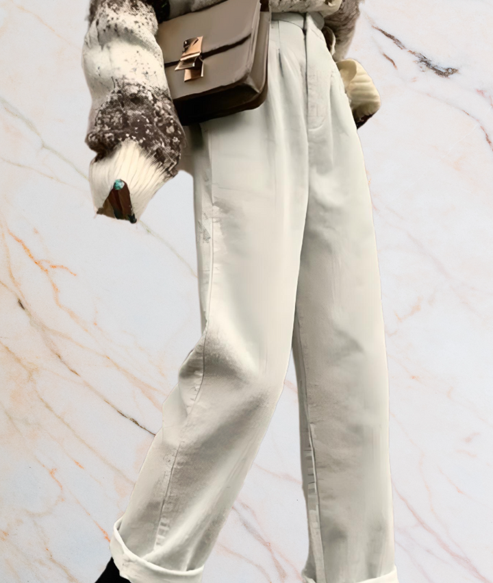 Meriam High-waisted jeans with wide and loose legs, view 2 - Elena Harper