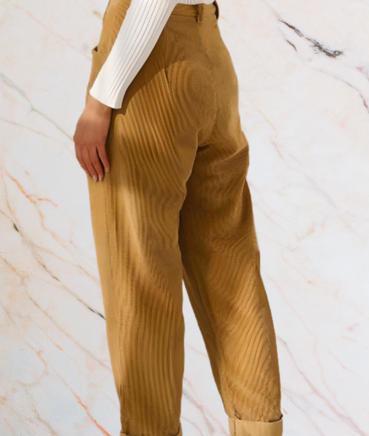 Meriam High-waisted jeans with wide and loose legs, view 4 - Elena Harper