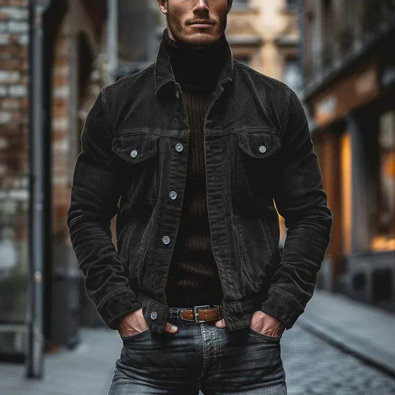 LAURENT MONACO | RETRO CORDUROY JACKET FOR MEN
