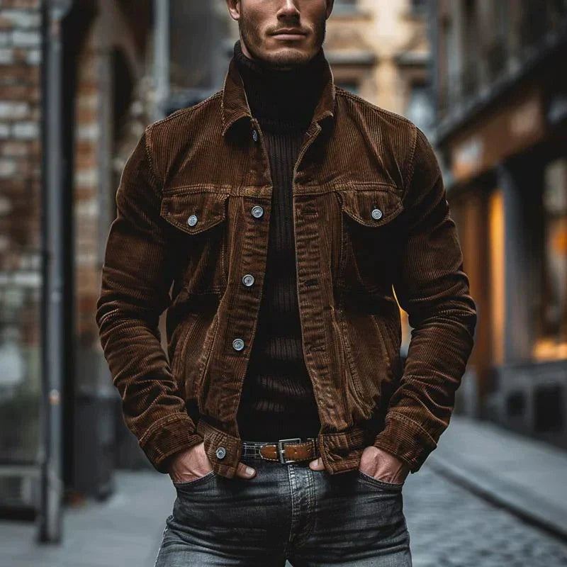 LAURENT MONACO | RETRO CORDUROY JACKET FOR MEN