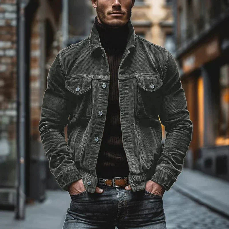 LAURENT MONACO | RETRO CORDUROY JACKET FOR MEN