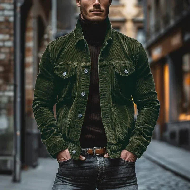 LAURENT MONACO | RETRO CORDUROY JACKET FOR MEN