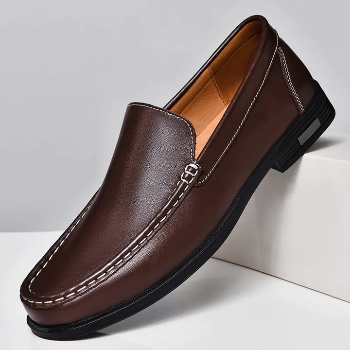 Men's Solid Loafers - Elena Harper