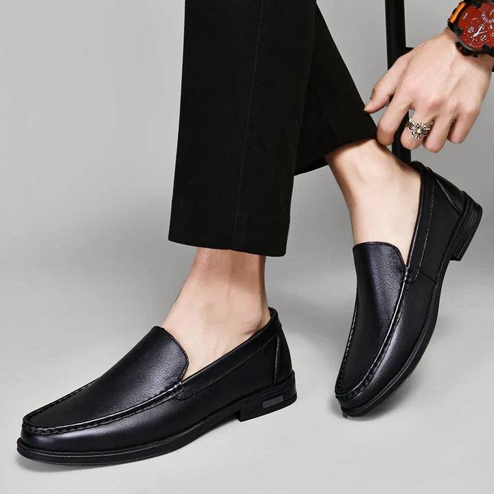 Men's Solid Loafers - Elena Harper