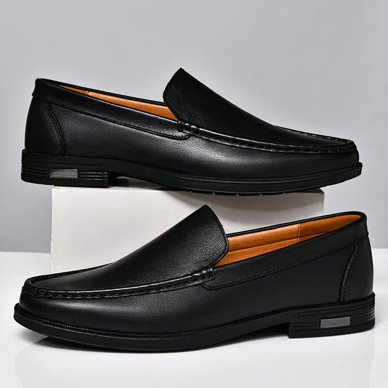 Men's Solid Loafers - Elena Harper