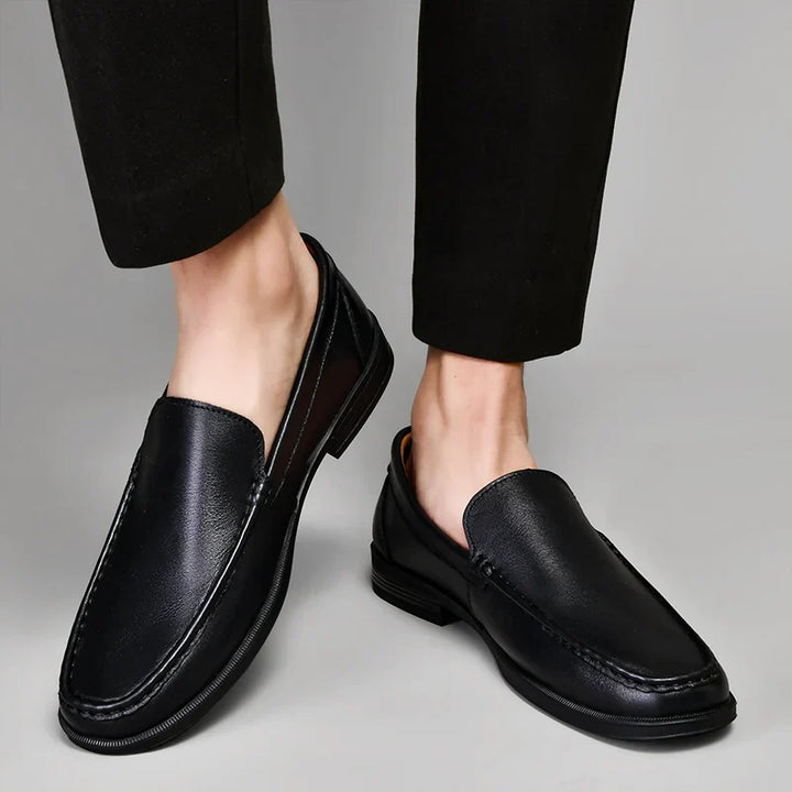 Men's Solid Loafers - Elena Harper