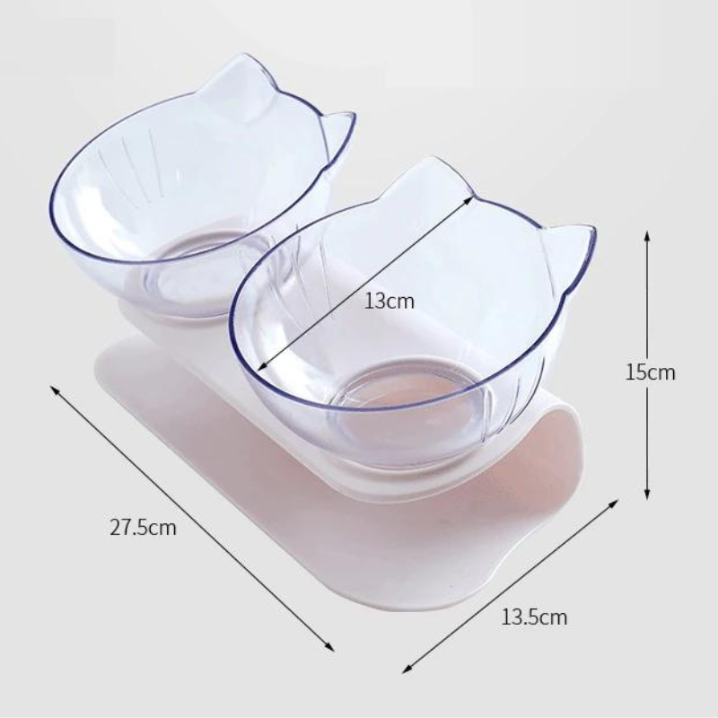 Unisex Elevated Cat Bowl for Healthy Digestion & Comfort, view 5 - Elena Harper