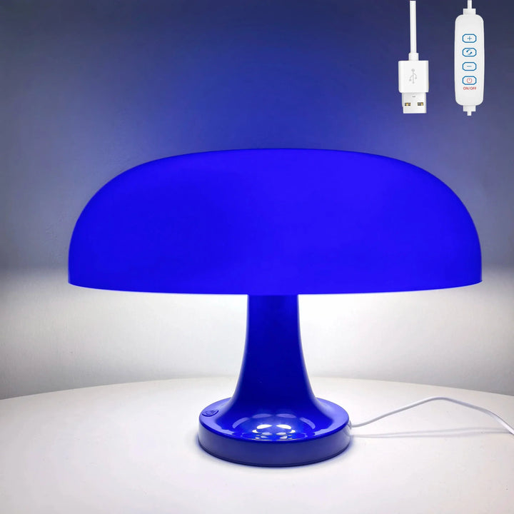 Modern LED Table Lamp with USB Charging & Dimmable Light