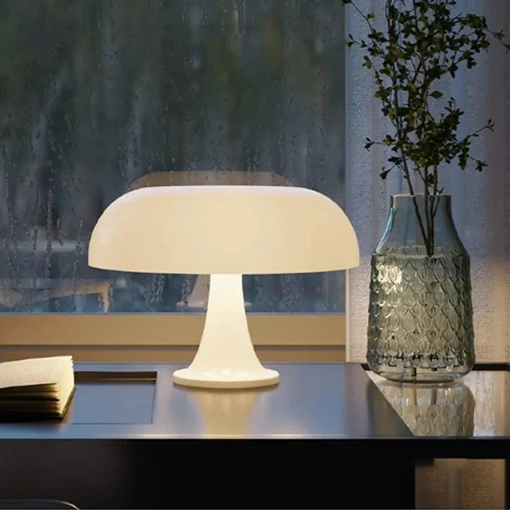 Modern LED Table Lamp with USB Charging & Dimmable Light