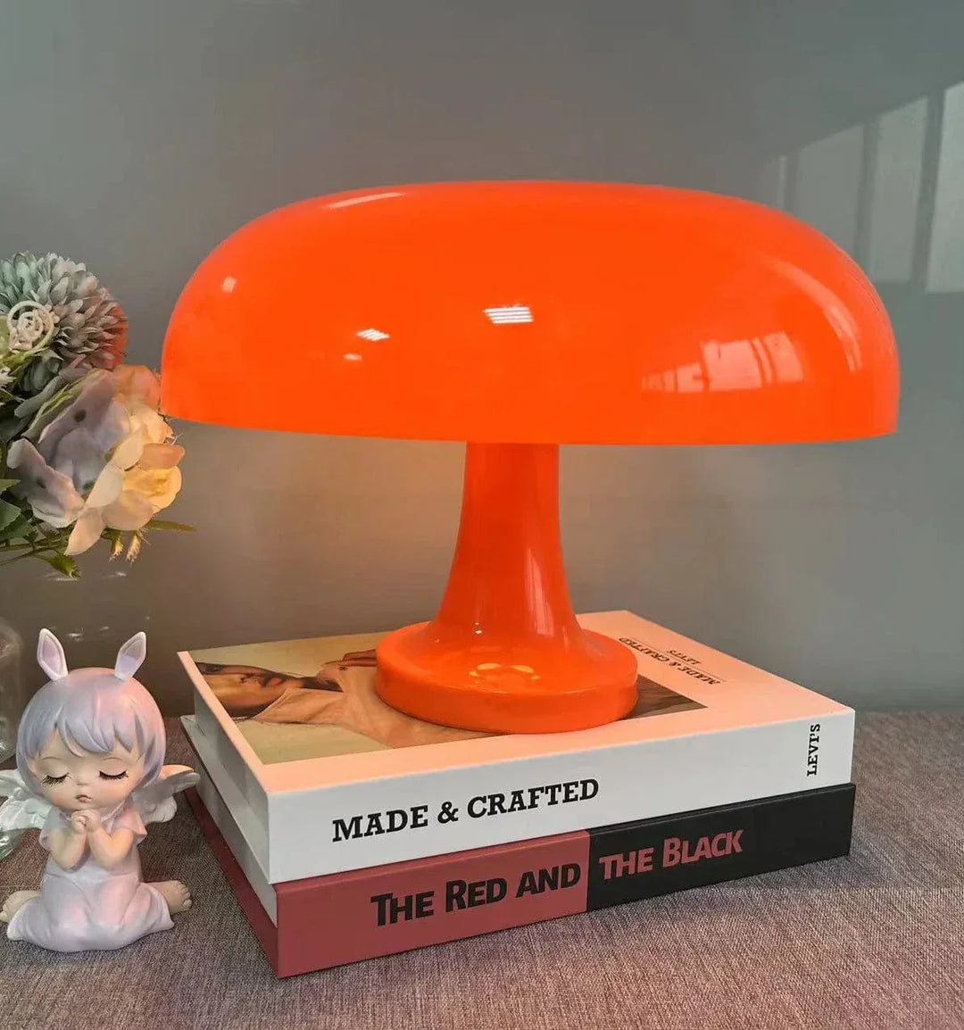 Modern LED Table Lamp with USB Charging & Dimmable Light
