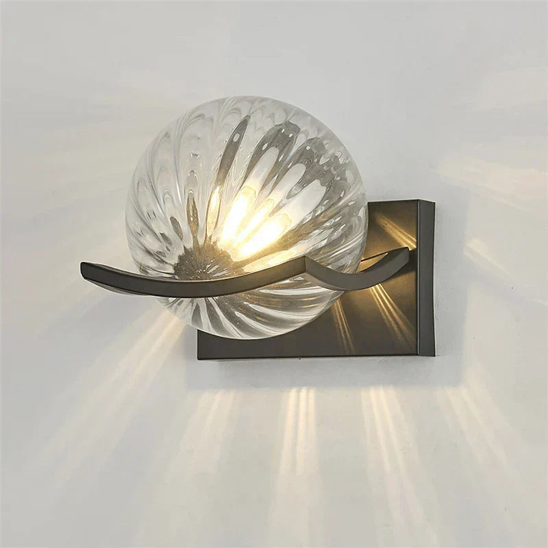 Modern LED Glass Wall Lamp for Home Decor