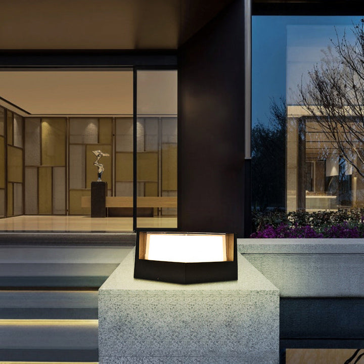 Aluminum LED Outdoor Lamp for Post or Pillar - Round or Square