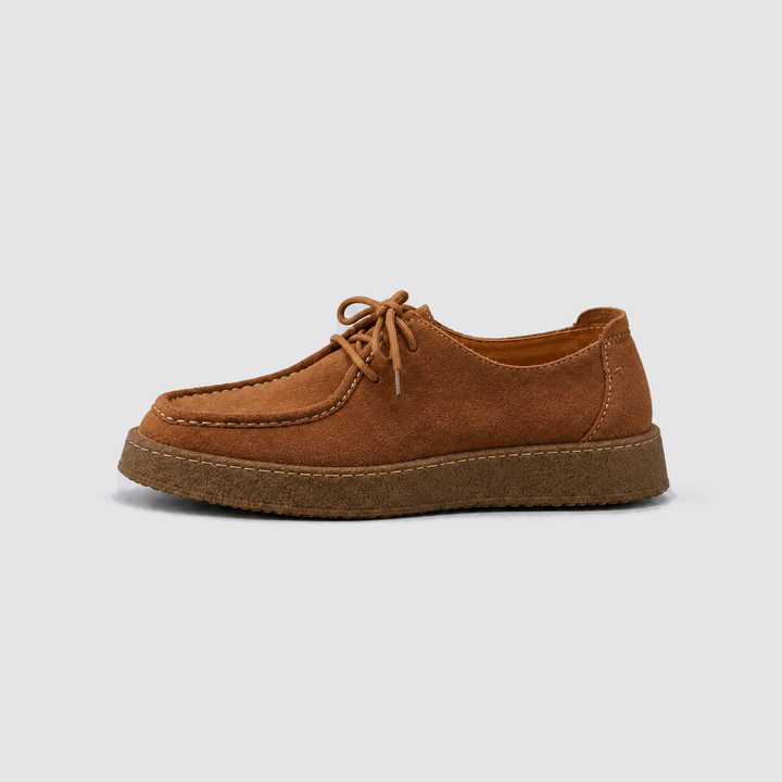 Men's Moccasins Montarello, Suede Look and Crepe Sole