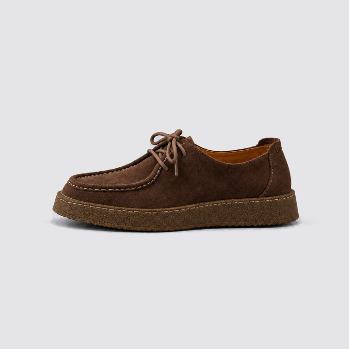 Men's Moccasins Montarello, Suede Look and Crepe Sole