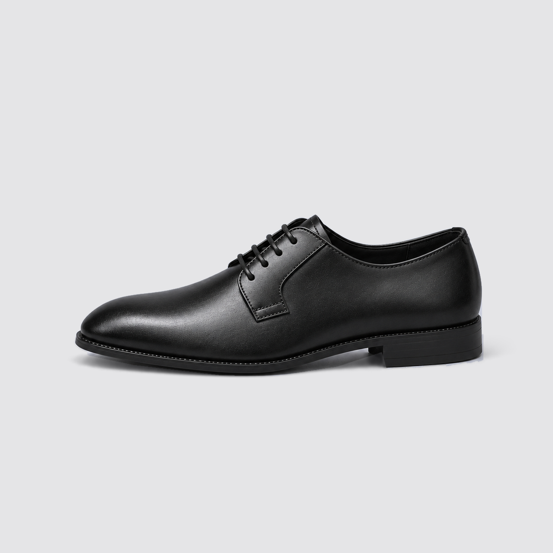 Men's Dress Derby Shoes Montarello Leather Look
