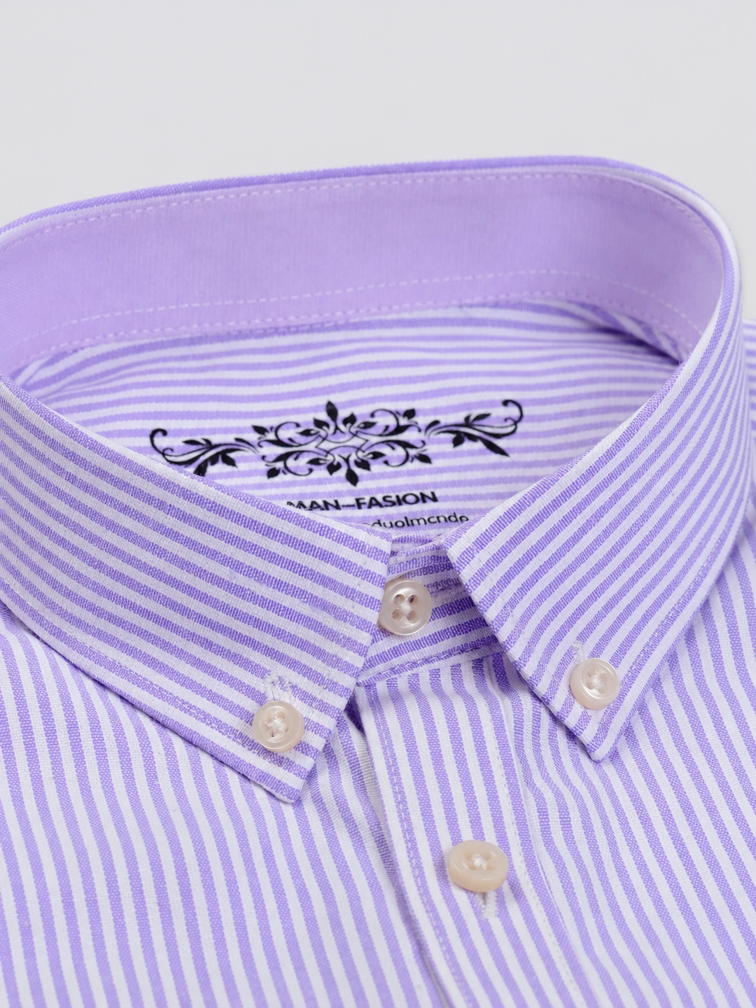 Montarello Men's Long Sleeve Cotton Oxford Shirt