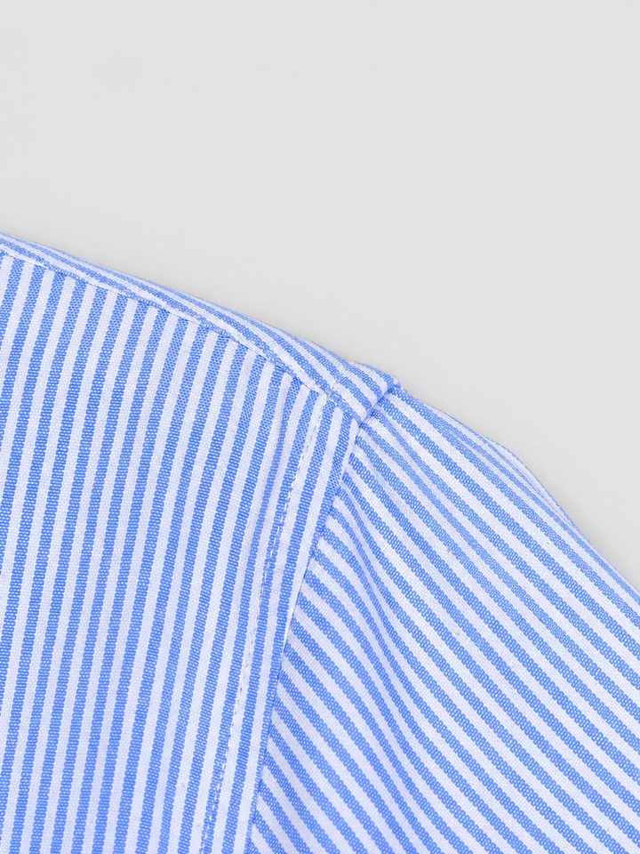 Montarello Men's Long Sleeve Cotton Oxford Shirt