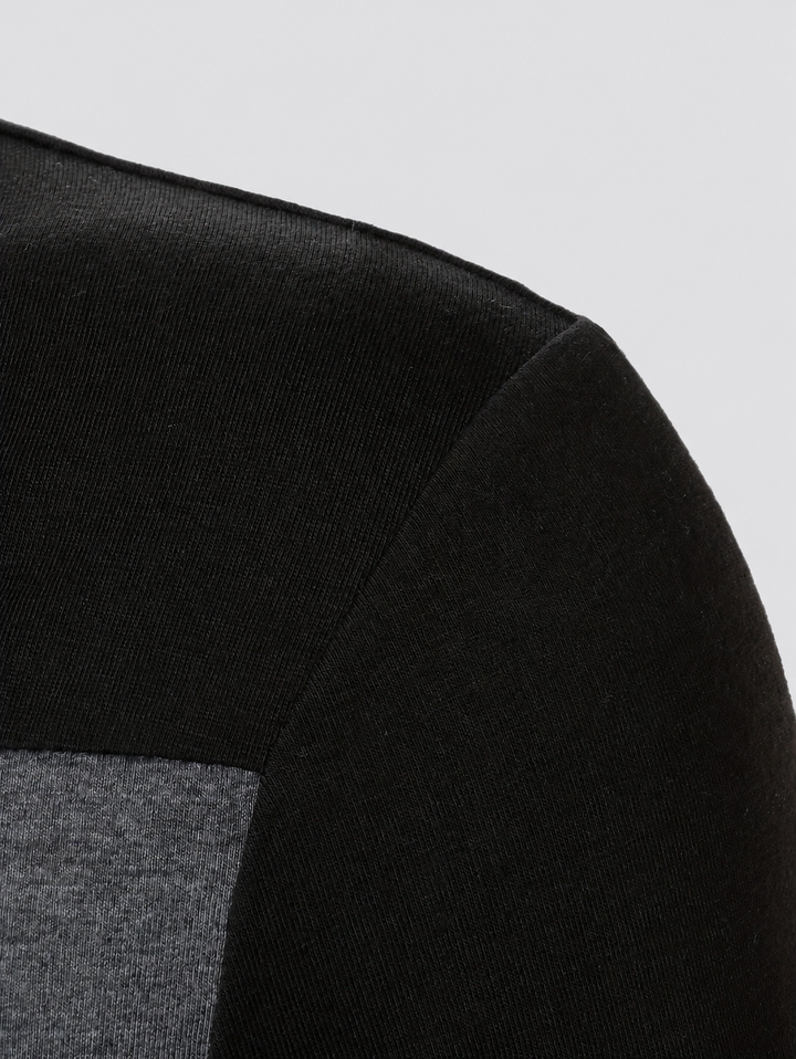 Men's Long Sleeve Polo Montarello with Quarter Zip Closure