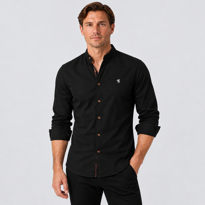 Men's Long Sleeve Collared Shirt Montarello