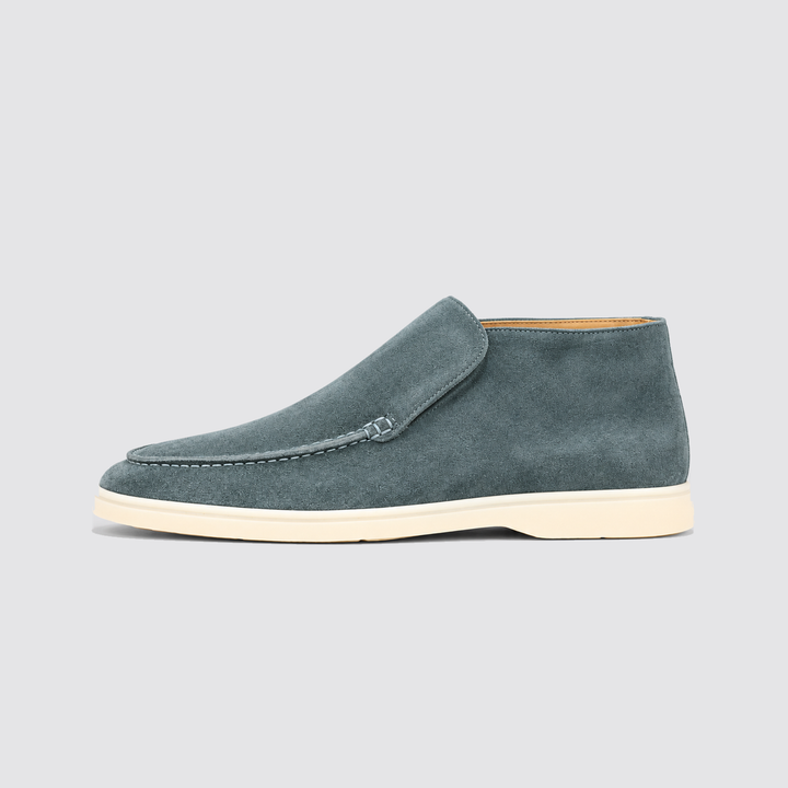 Montarello Men's Ankle Boots, Suede Look, Slip-On