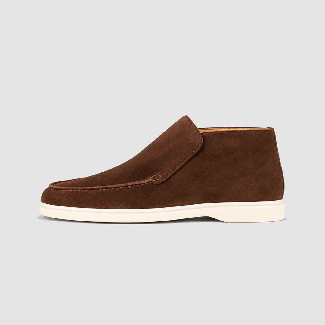 Montarello Men's Ankle Boots, Suede Look, Slip-On