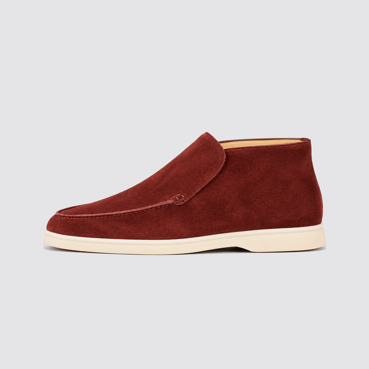 Montarello Men's Ankle Boots, Suede Look, Slip-On