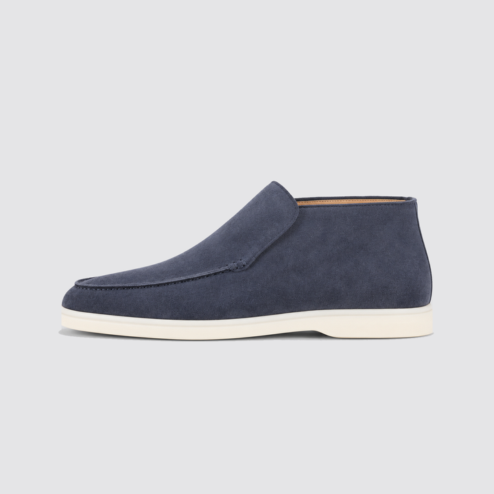 Montarello Men's Ankle Boots, Suede Look, Slip-On