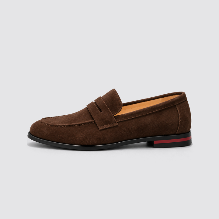 Montarello Moccasins for Men, Suede Look, with Tassels