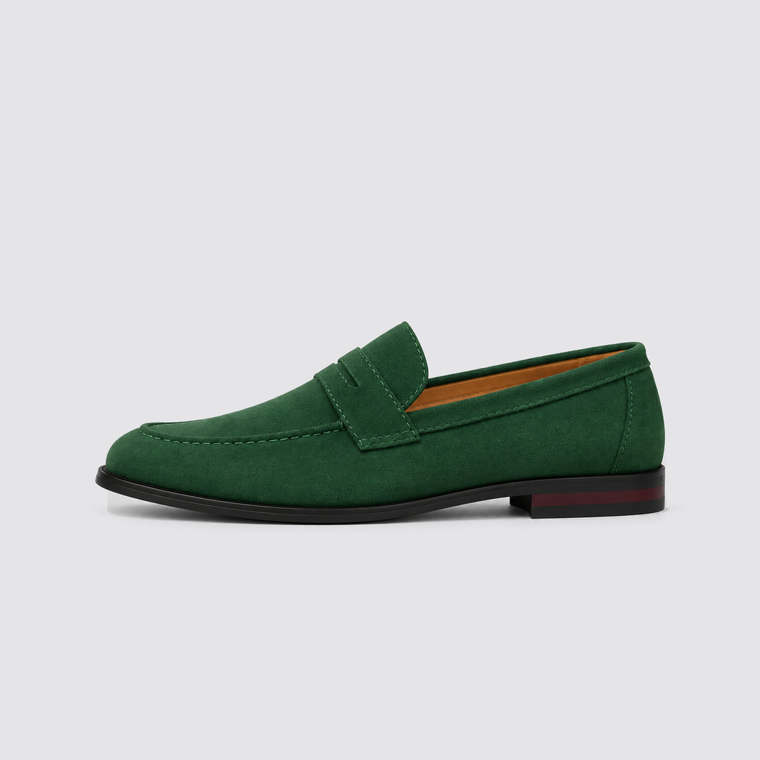 Montarello Moccasins for Men, Suede Look, with Tassels
