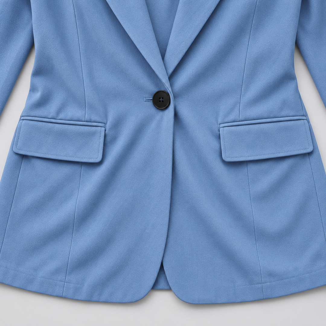 Montarello Women's Tailored Blazer and High-Waist Trouser Suit Set