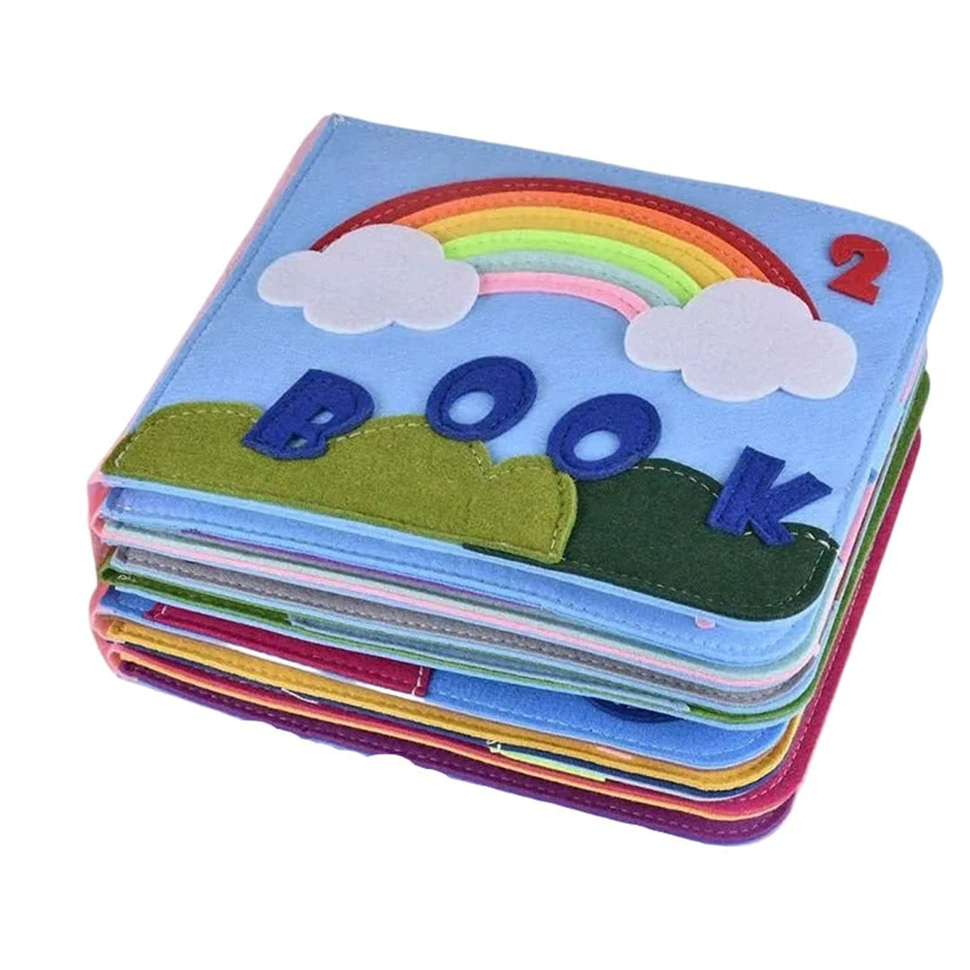 Montessori Felt Book For Kids With 16 Interactive Stories And Activities