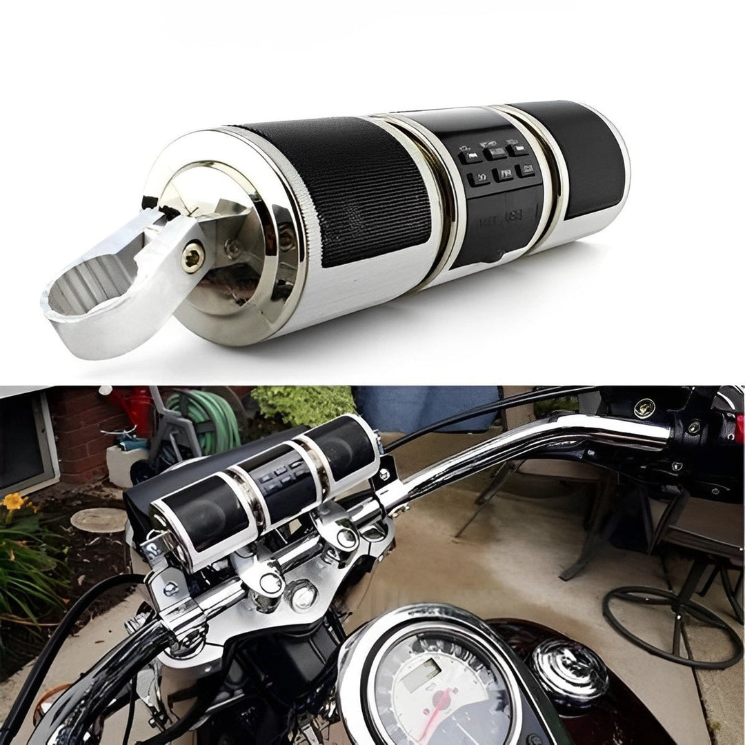 Motorcycle Bluetooth Speaker With High-Performance Amp And Stereo Soundbar