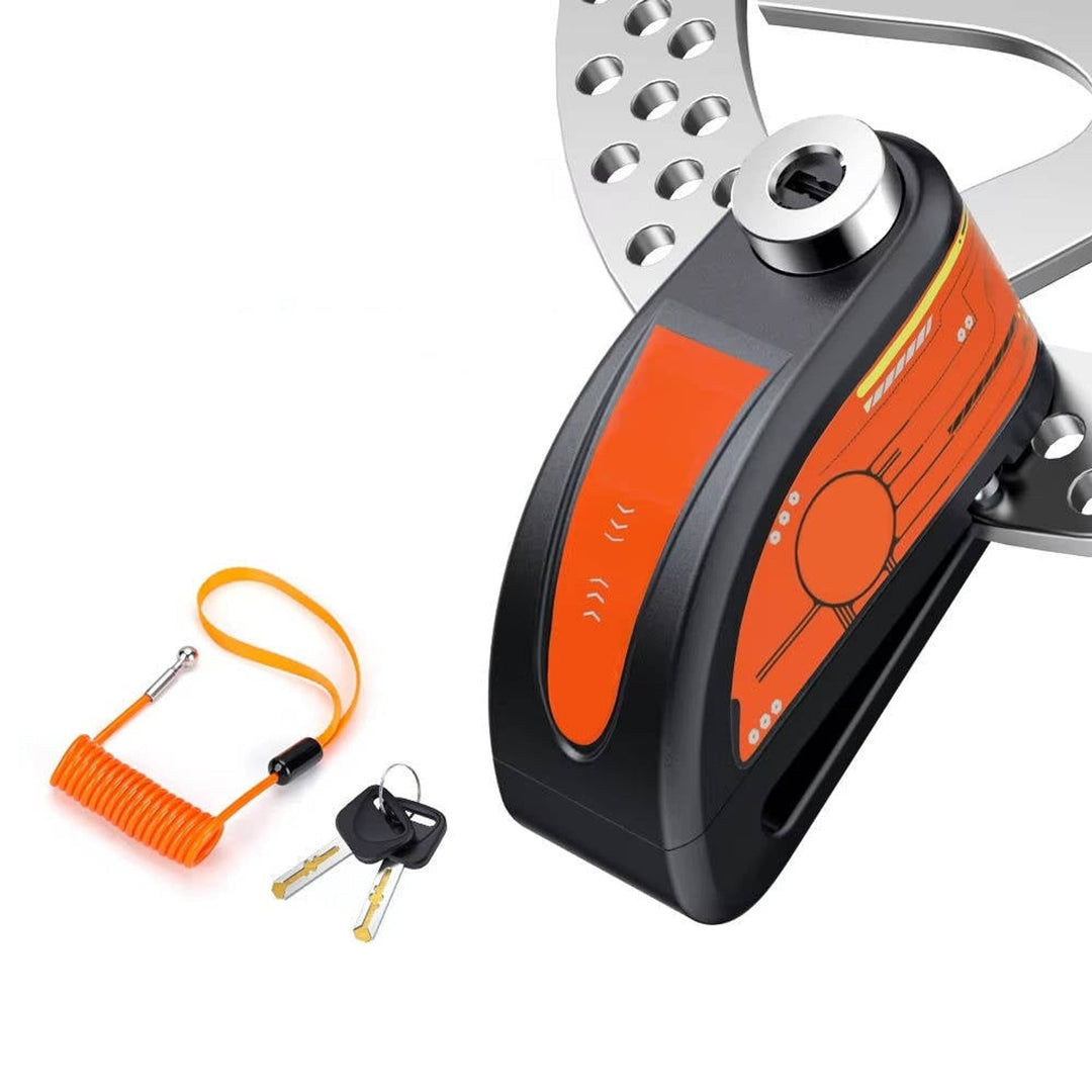 Motorcycle Disc Lock Alarm With 120dB Motion Sensor And Waterproof Body