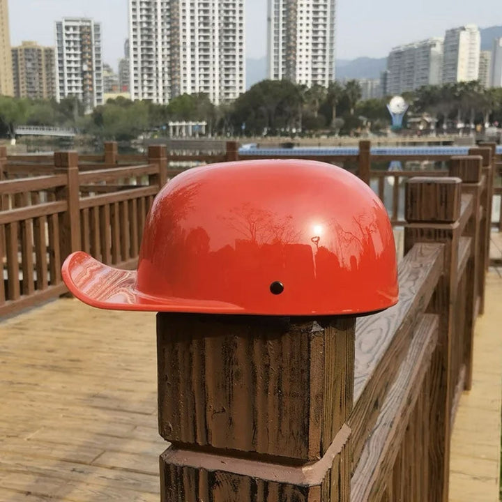 Motorcycle Helmet With Classic Cap Style Dot Approved